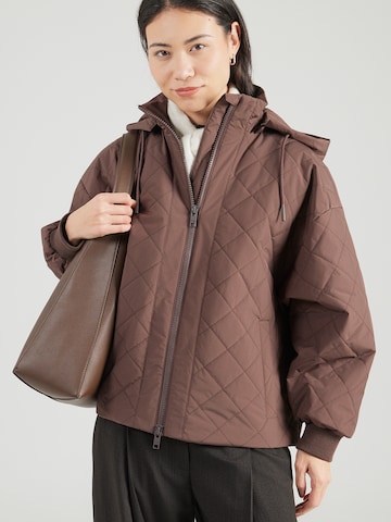 Geacă de primăvară-toamnă 'Nala' de la Embassy of Bricks and Logs pe maro: față