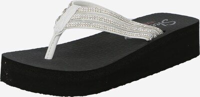SKECHERS Zehentrenner 'VINYASA' in schwarz / weiß, Produktansicht