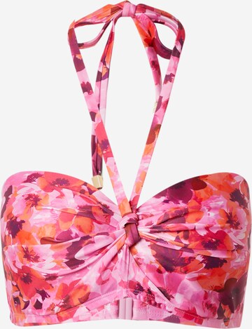 Hunkemöller Bandeau Bikiniöverdel i rosa: framsida