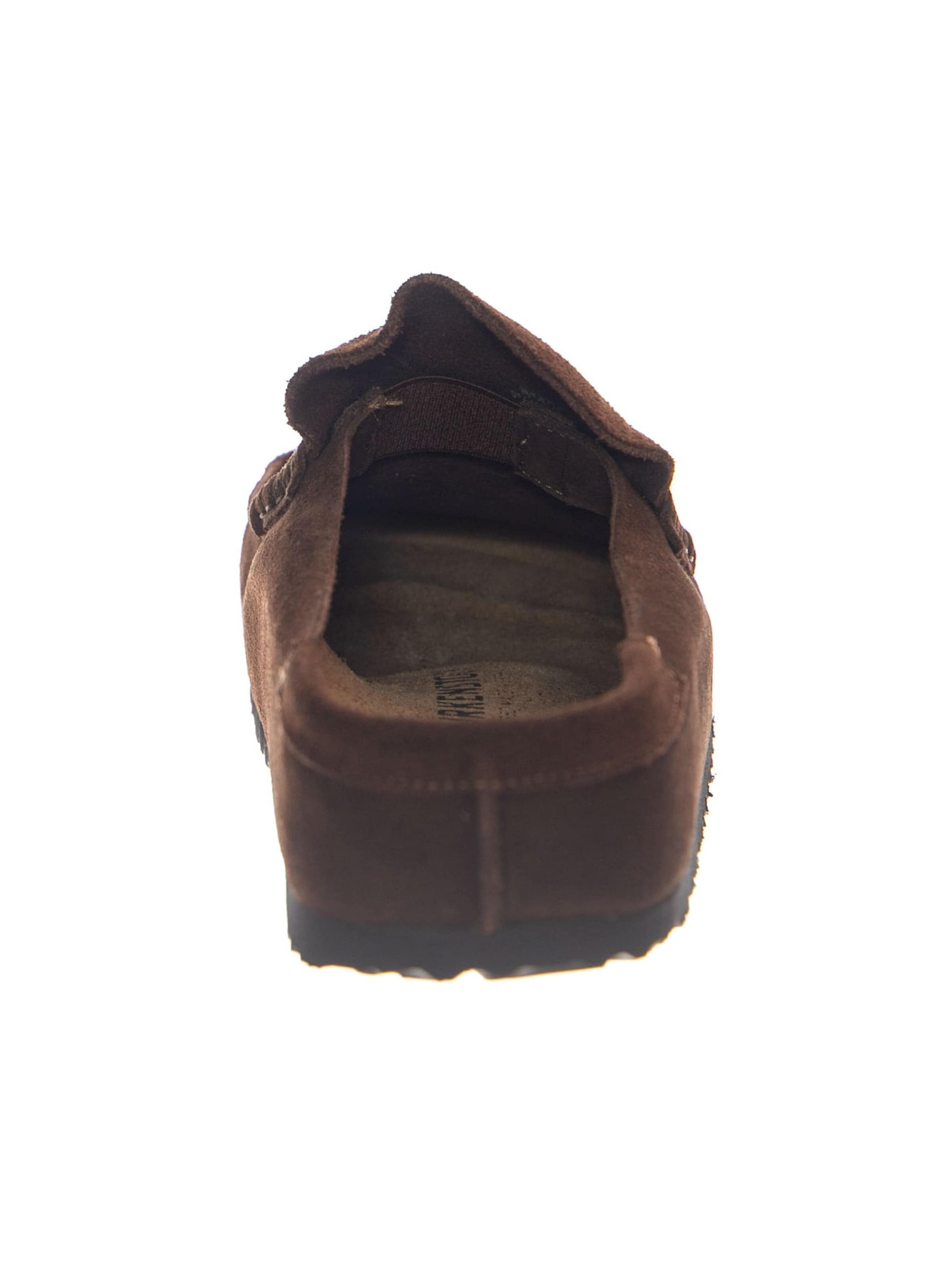 Slip on 'NAPLES WRAPPED SUEDE LEATHER' BIRKENSTOCK en marron