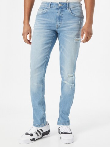 Coupe slim Jean 'Stockholm' Redefined Rebel en bleu : devant