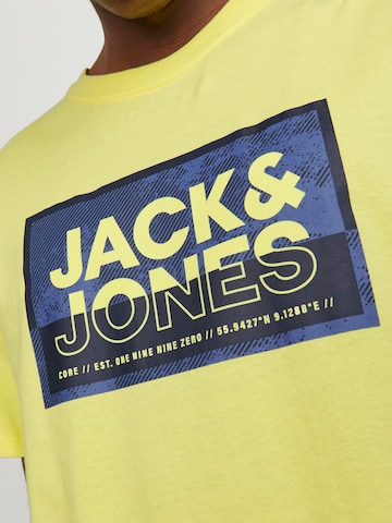 JACK & JONES - Camiseta 'LOGAN' en amarillo