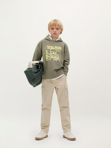 Scalpers Bluza 'Stroke' w kolorze zielony