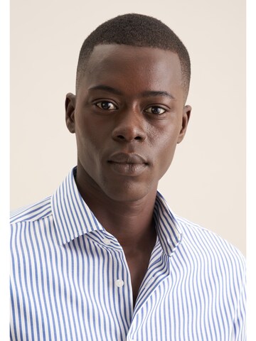 SEIDENSTICKER Slim Fit Hemd in Blau