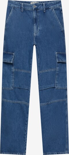 Pull&Bear Jeans cargo en bleu, Vue avec produit