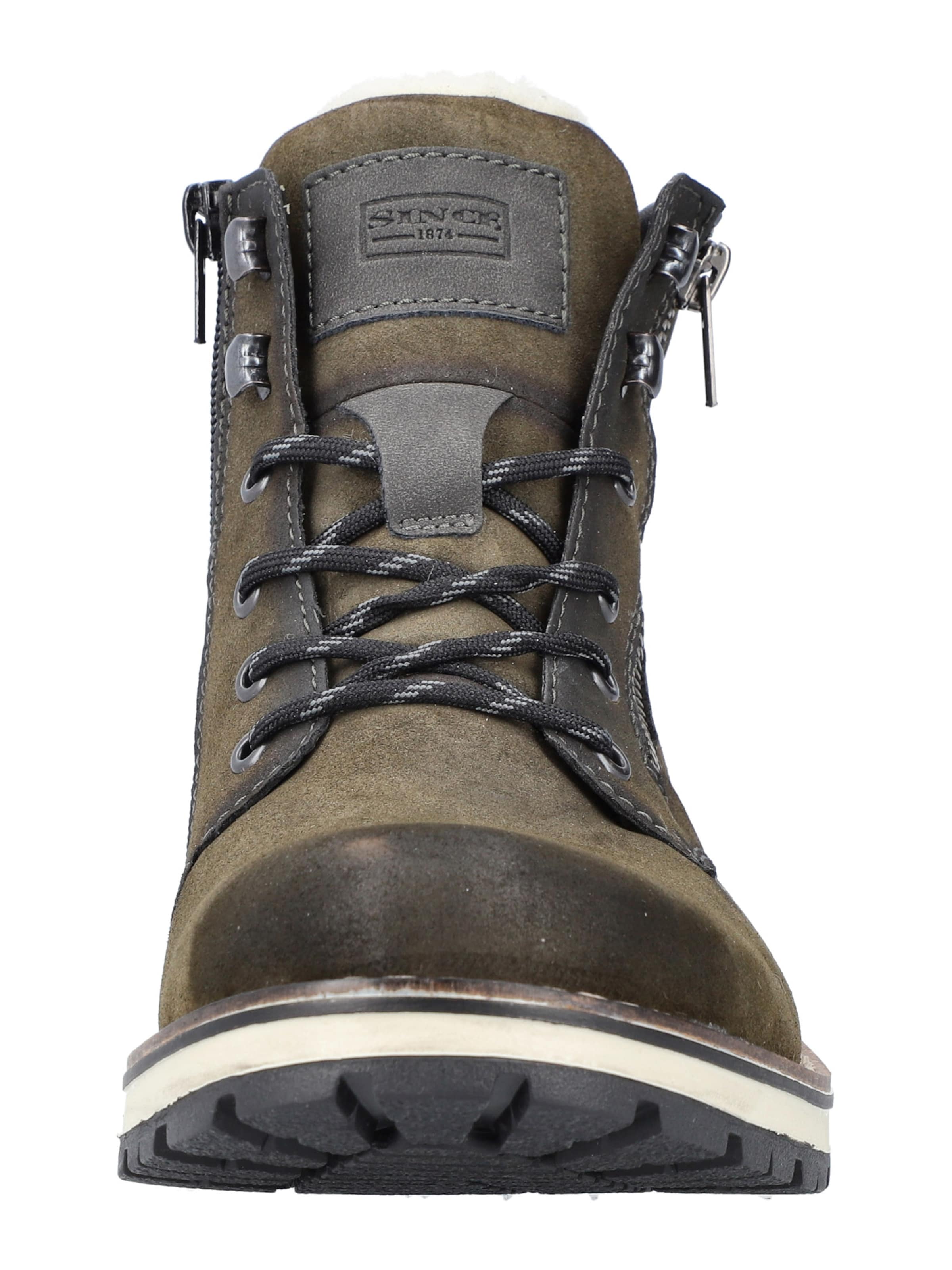 Bottines à lacets Rieker en vert