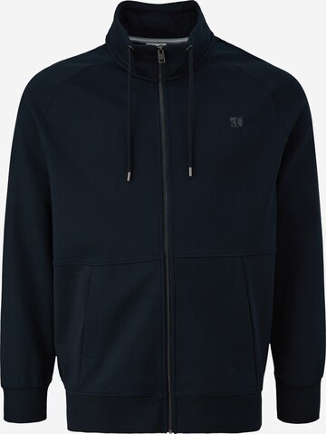 s.Oliver Zip-Up Hoodie in Blue: front