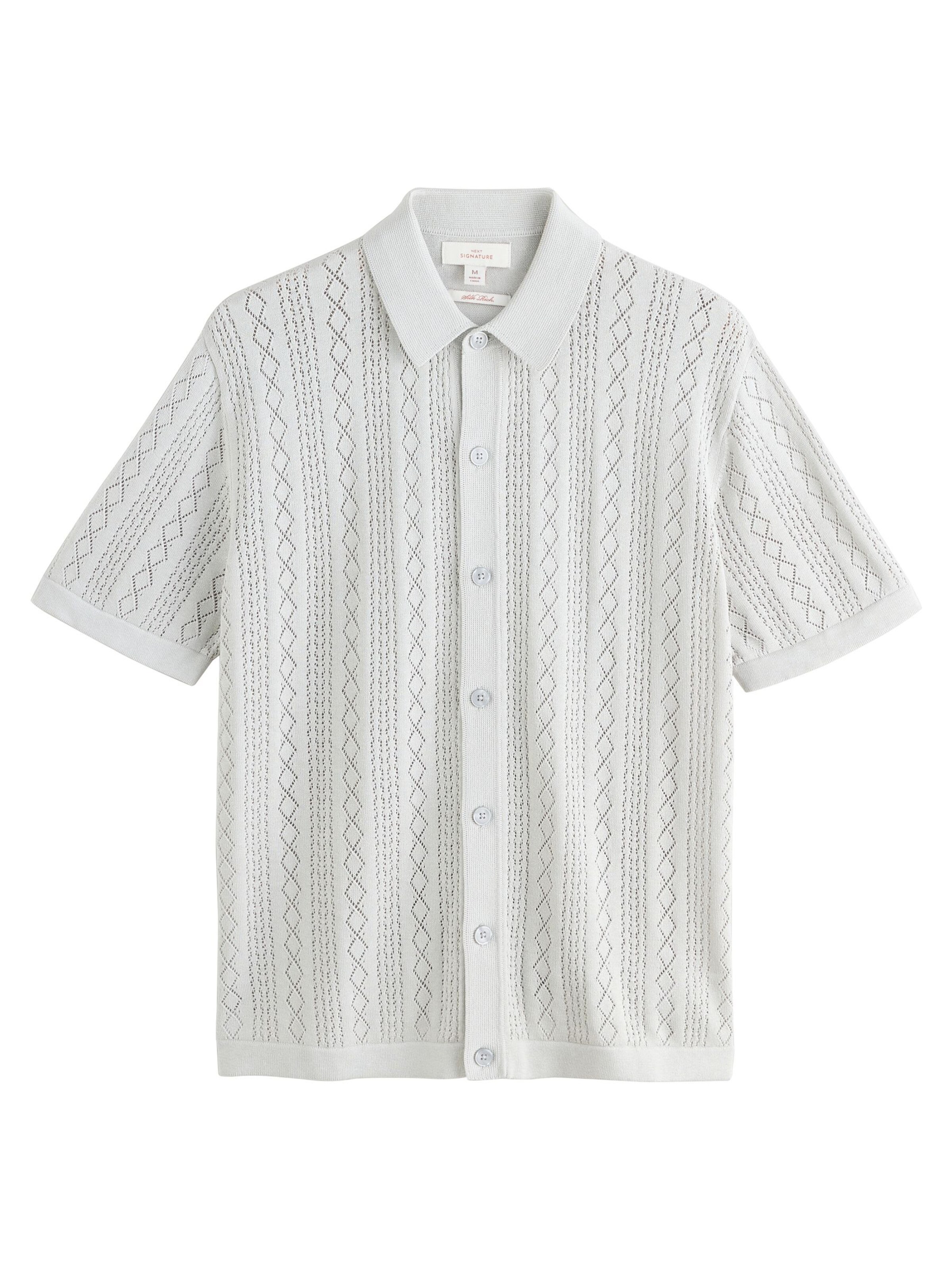 pelēks Next Adīta jaka: no priekšpuses