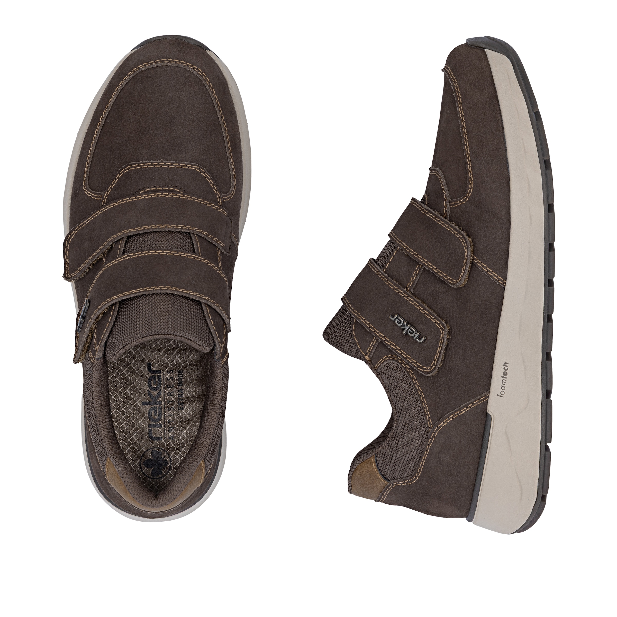 Rieker Schnürschuh in Braun