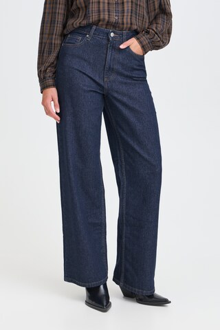 Wide Leg Jean b.young en bleu : devant