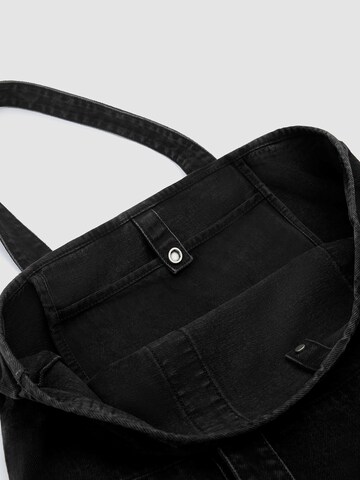 Pull&Bear Torba shopper w kolorze czarny