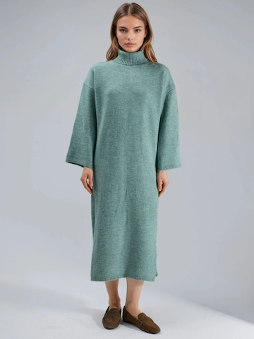 My fashion Úpletové šaty 'Strickkleider' – zelená: přední strana