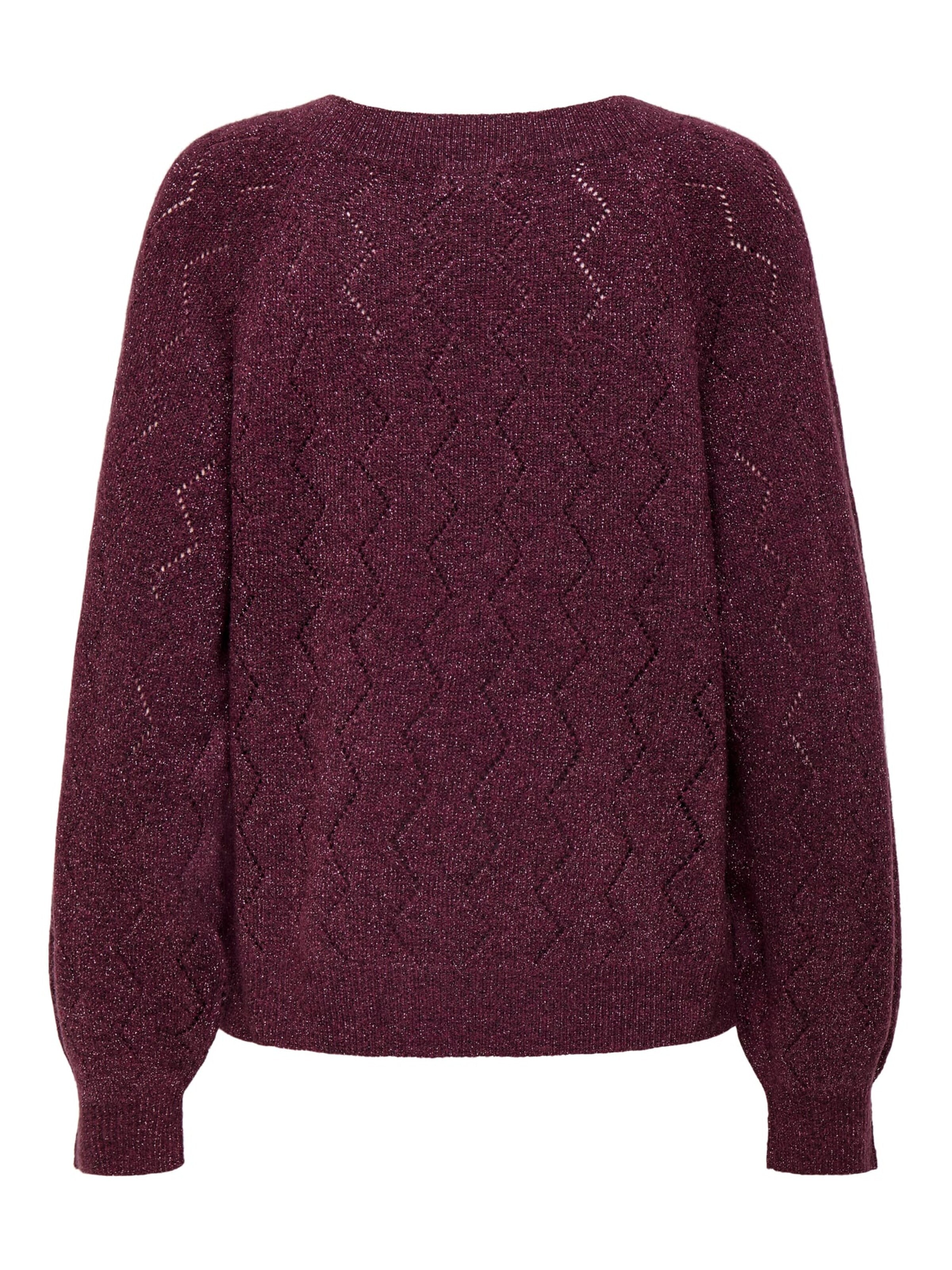 Jaqueline de Yong Sweater 'Aspen' in Red