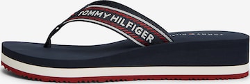 TOMMY HILFIGER Teenslipper in Blauw: voorkant