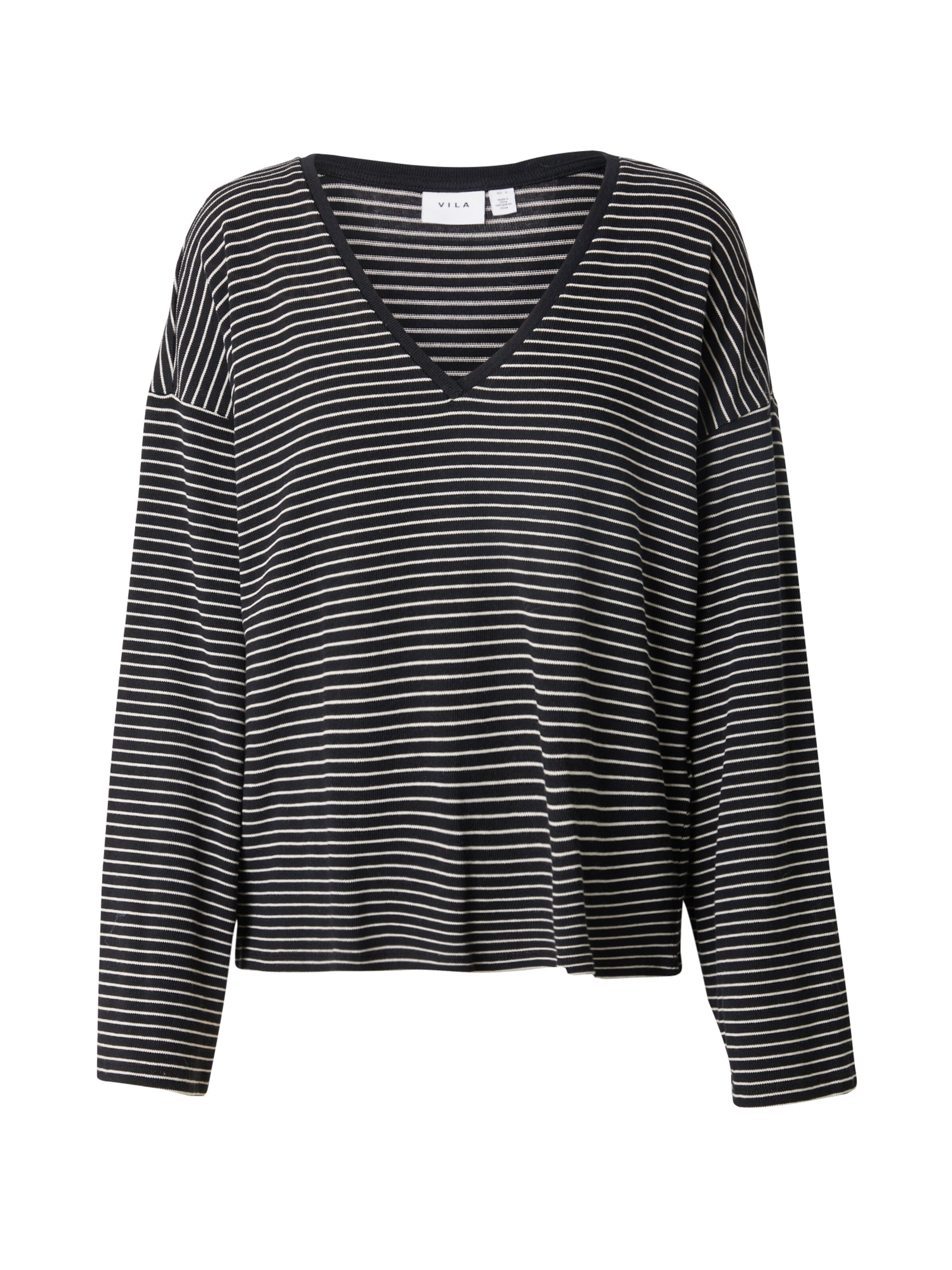 VILA Tričko 'VIALVERA' – černá: přední strana