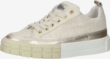 Baskets basses BULLBOXER en beige : devant