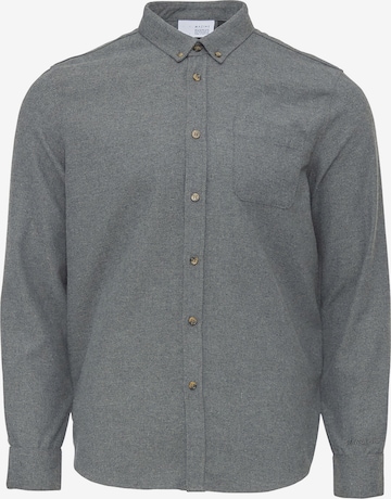 mazine Regular Fit Hemd ' Yarm Shirt ' in Grau: predná strana