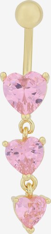 Akzent Piercings 'Zirkonia' in Gold: front