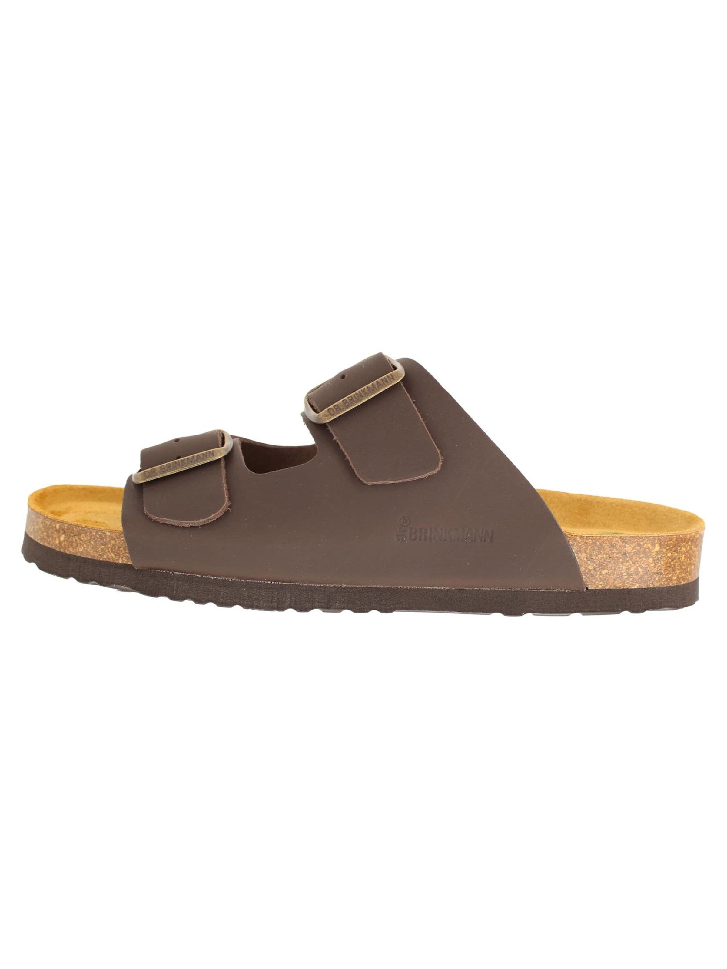 DR. BRINKMANN Mules 'Bonillo' in Brown: front
