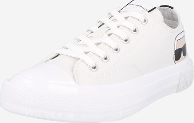 Karl Lagerfeld Sneaker 'KAMPUS III' in nude / schwarz / weiß, Produktansicht