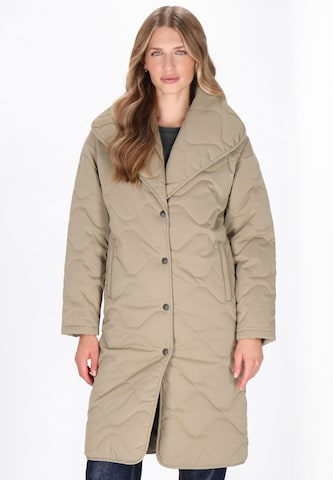 DreiMaster Vintage Between-seasons coat in Beige: front