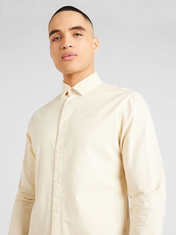 Coupe regular Chemise 'PHIL' Pepe Jeans en beige