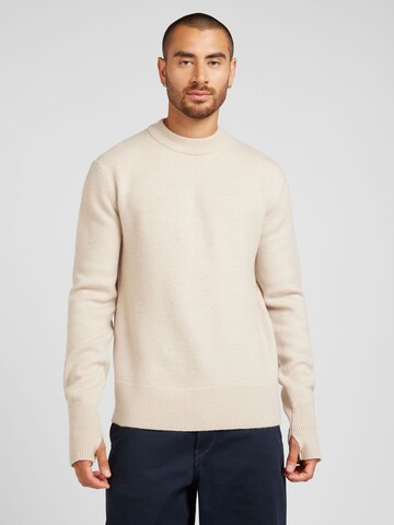 Pullover 'REBBE' di ANNARR in beige: frontale