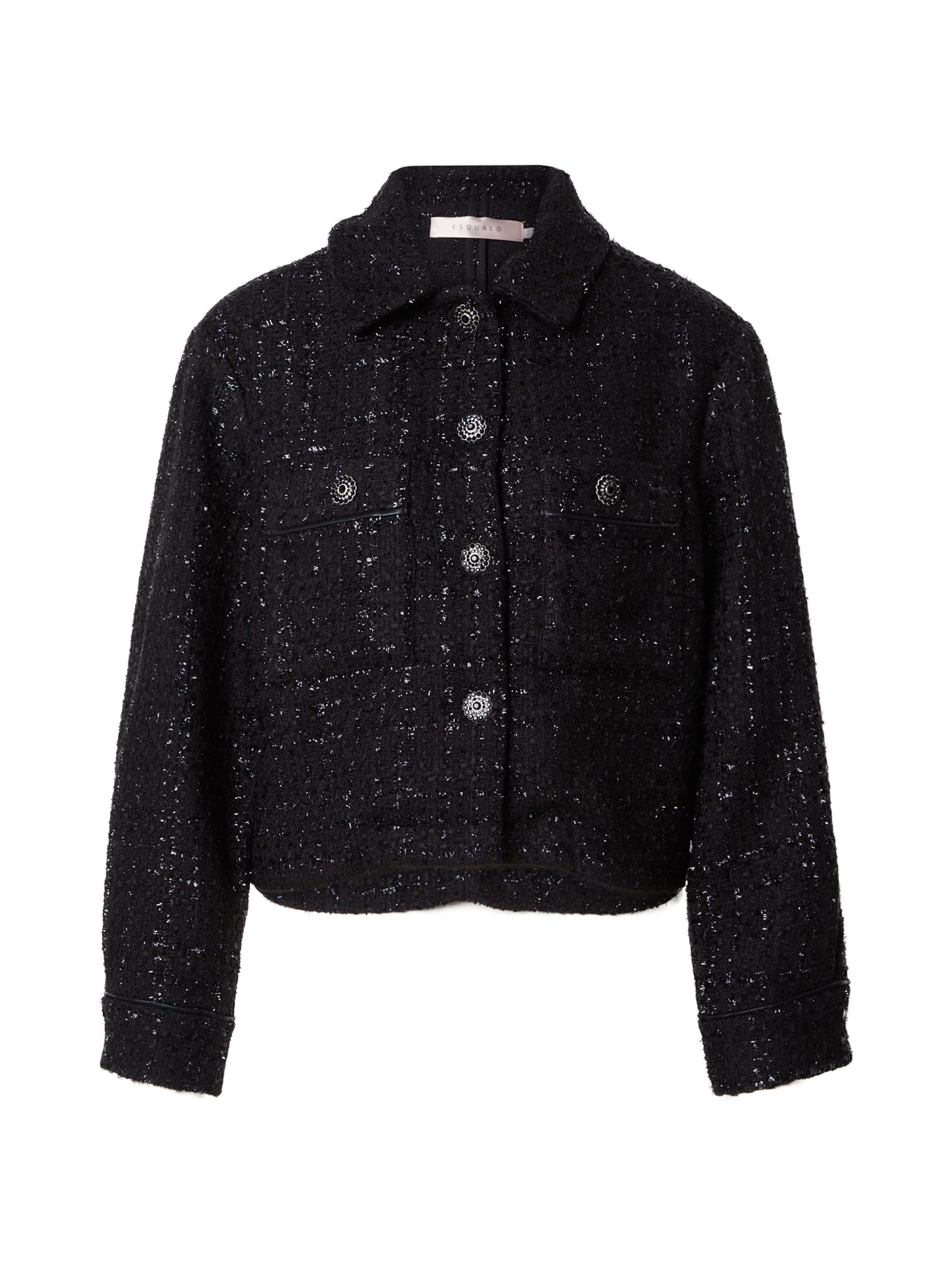 Esqualo Átmeneti dzseki - fekete: elől