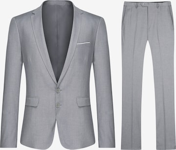 YOUTHUP Suit 'Behaglich' in Grey: front