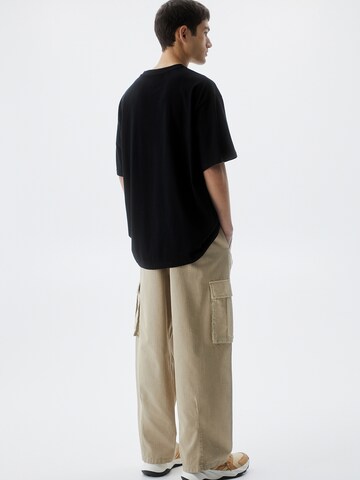 Pull&Bear Loose fit Cargo Pants in Beige