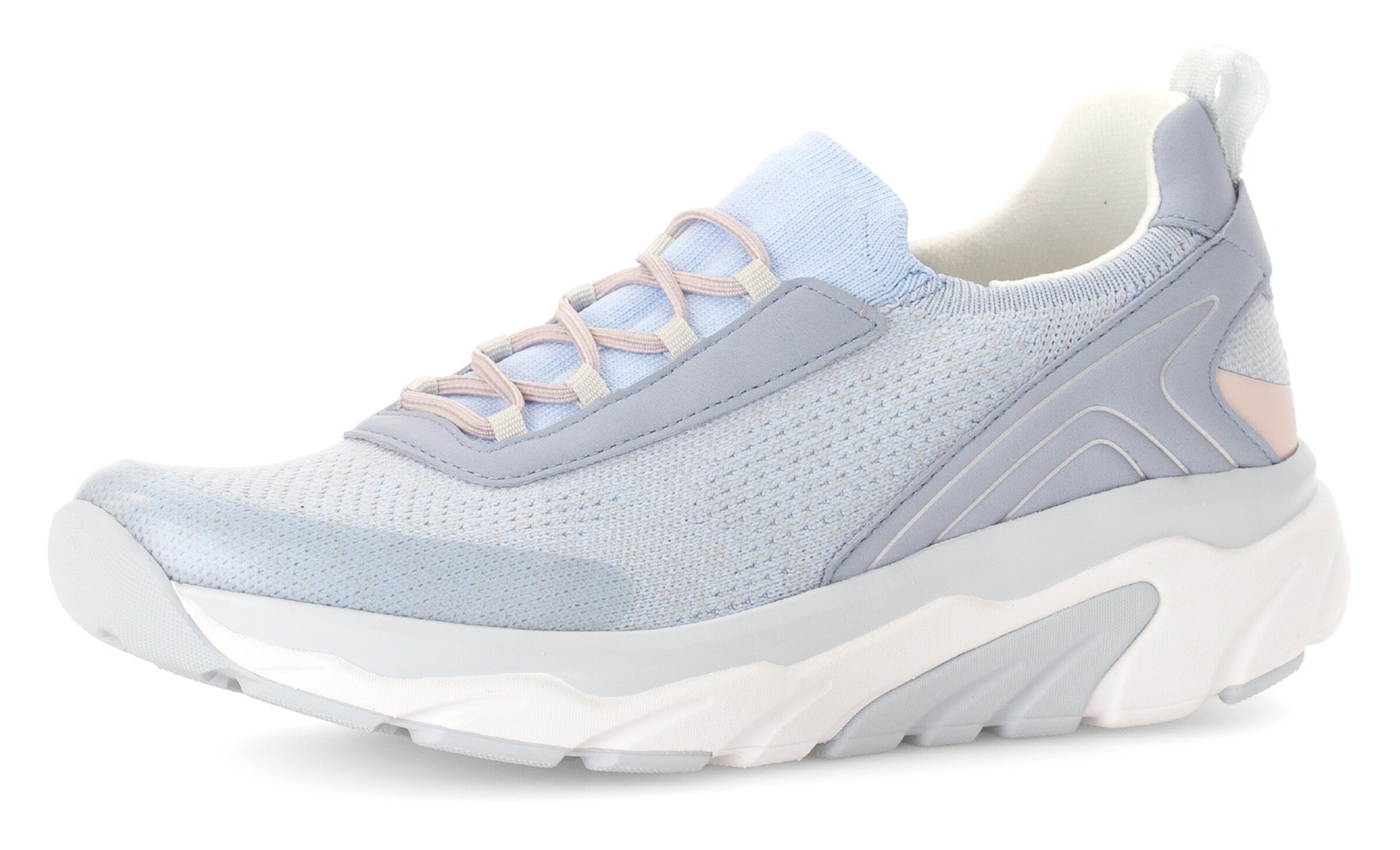 Gabor Rollingsoft Slip-Ons in Blue: front