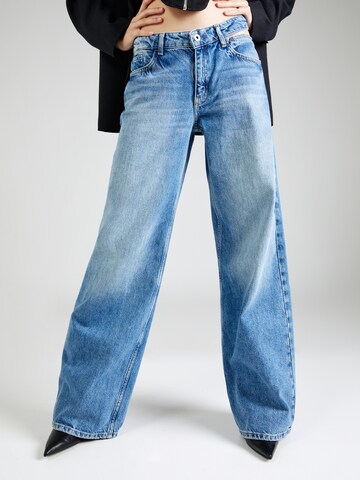 Loosefit Jean KARL LAGERFELD JEANS en bleu : devant