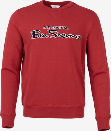 Ben Sherman Sweatshirt in Rood: voorkant