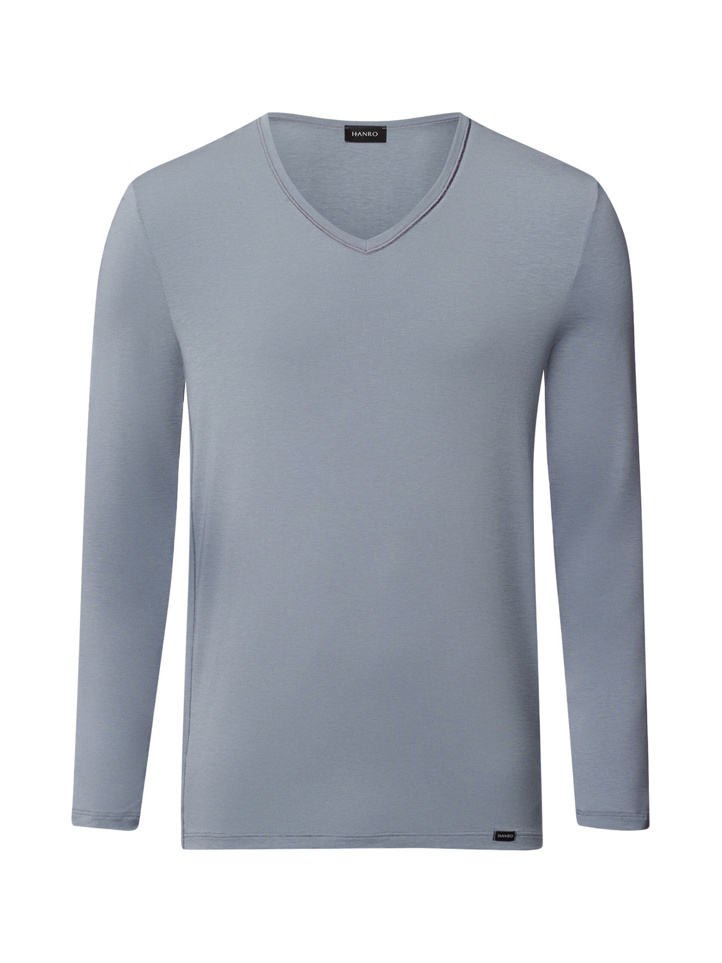 Hanro Shirt 'Natural Function' in Grey: front