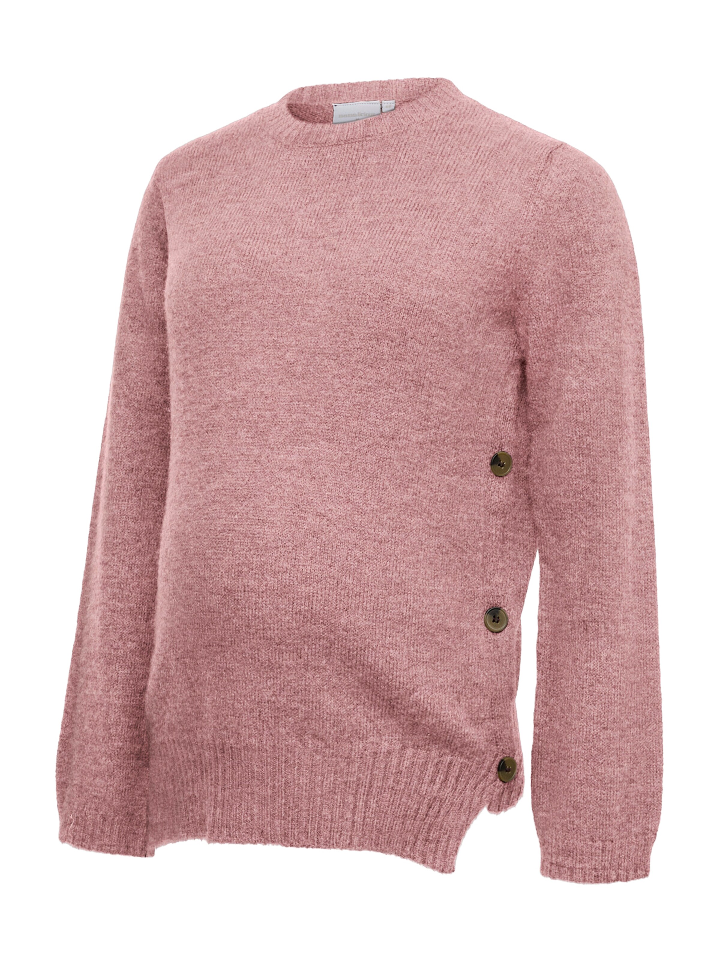 MAMALICIOUS Pullover 'MLFOULA' in Pink: Vorderseite