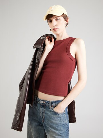 TOPSHOP Top - piros: elől