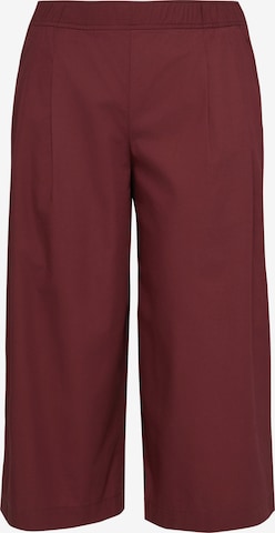 Wide Leg Pantalon à pince s.Oliver en rouge : devant