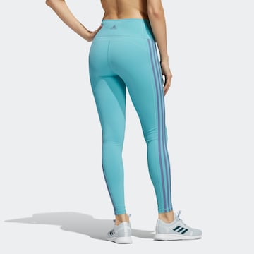 ADIDAS SPORTSWEAR Skinny Workout Pants in Blue