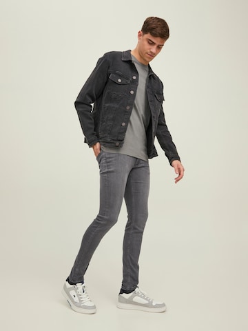 JACK & JONES Skinny Jeans 'LIAM EVAN' in Black