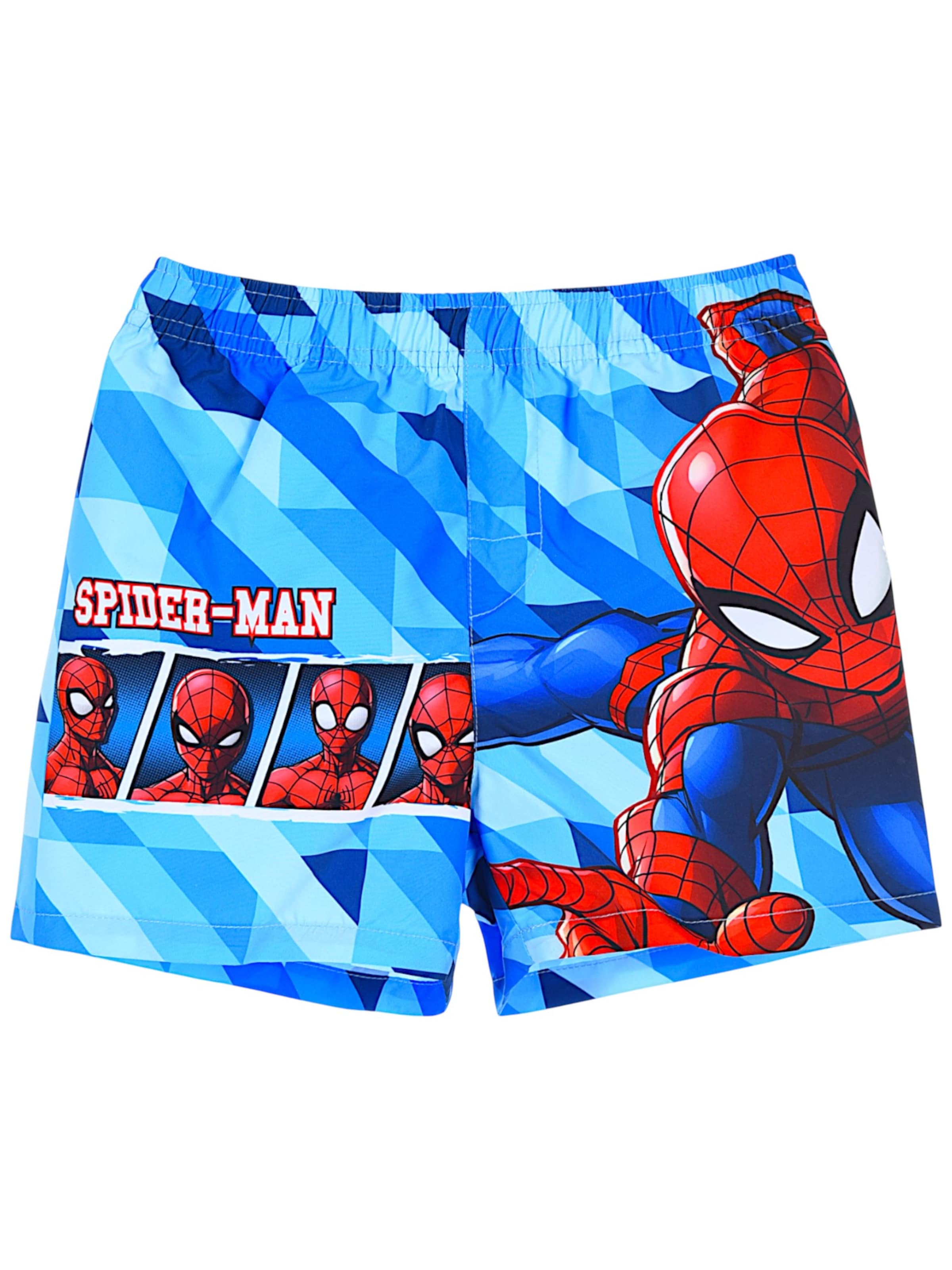 Spider-Man Board Shorts 'Spider-Man' in Blue: front