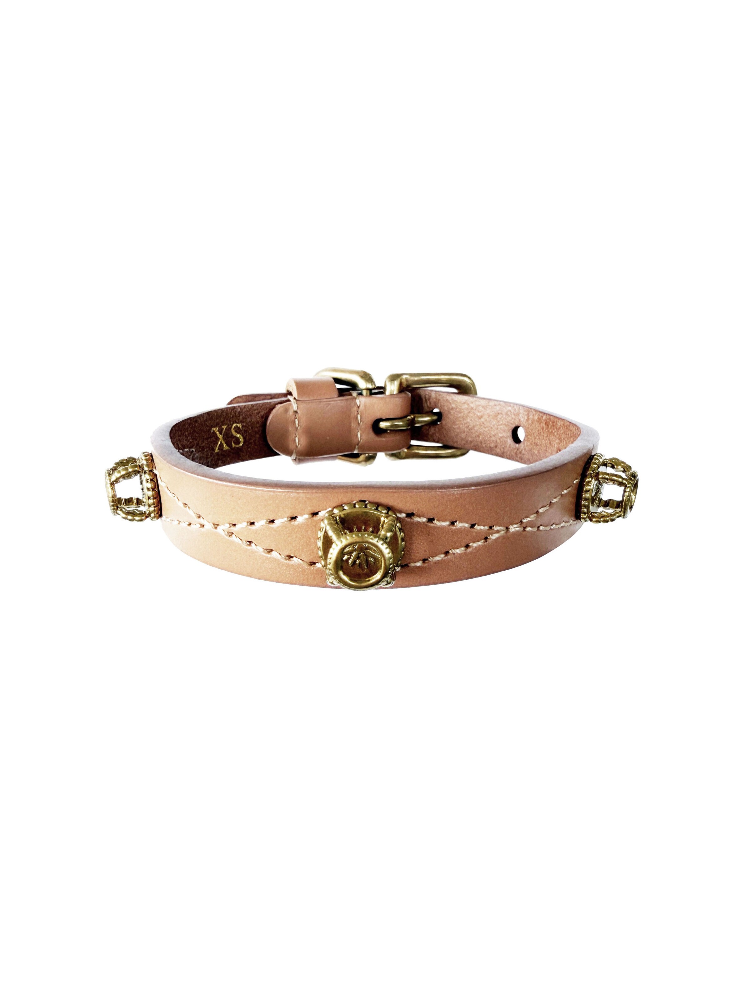 Unleash Cph Halsband in Brown: front