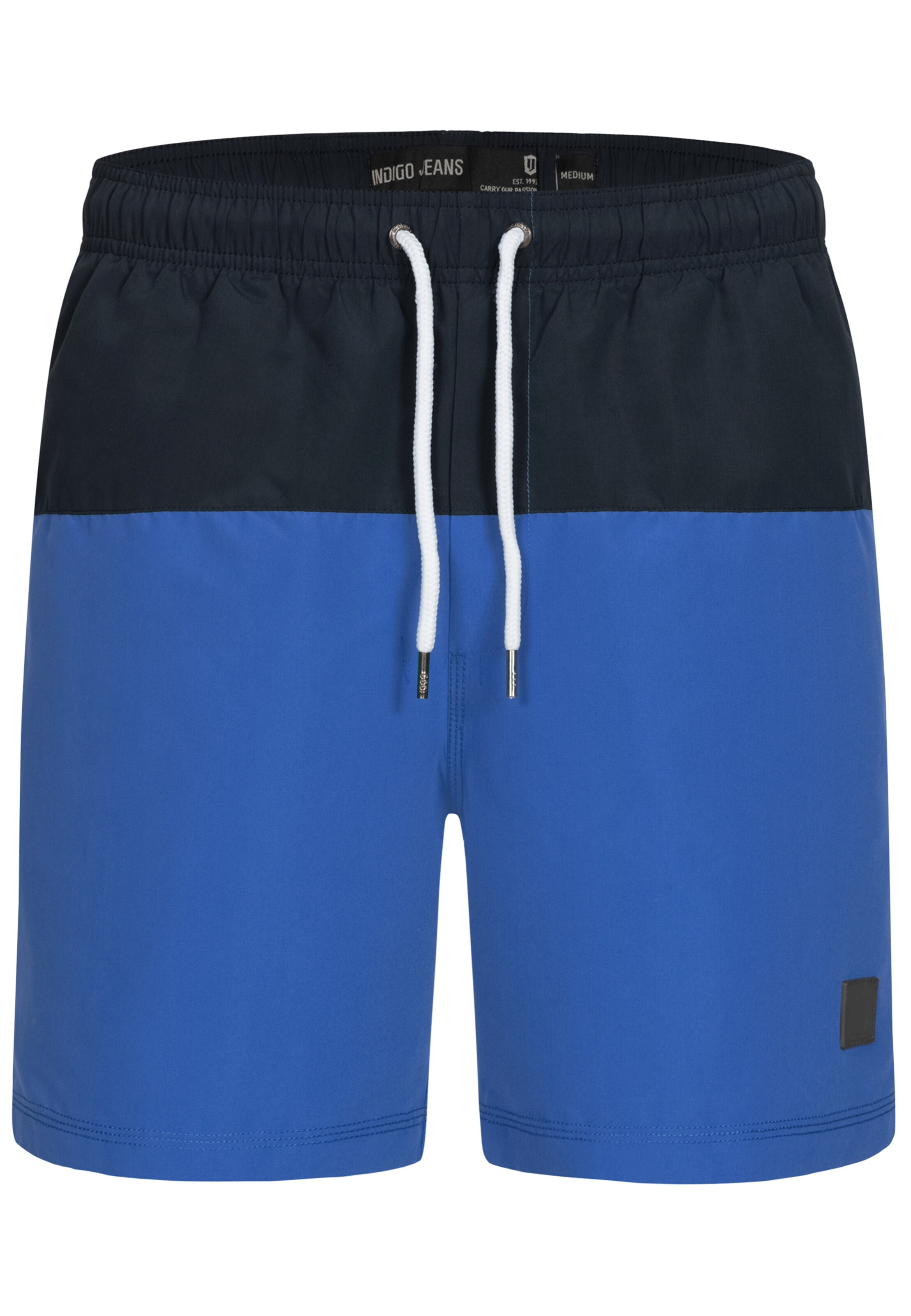 INDICODE JEANS Badeshorts 'Pruitt' in Blau: Vorderseite