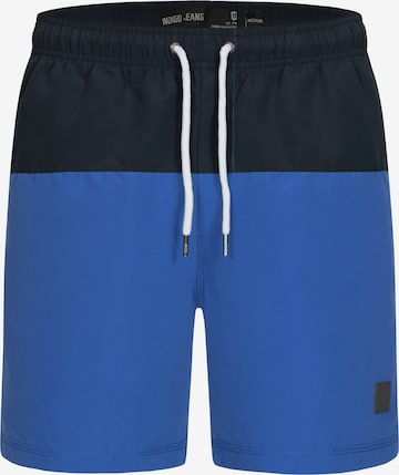 INDICODE JEANS Zwemshorts 'Pruitt' in Blauw: voorkant