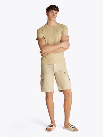 Tommy Jeans Koszulka w kolorze beżowy