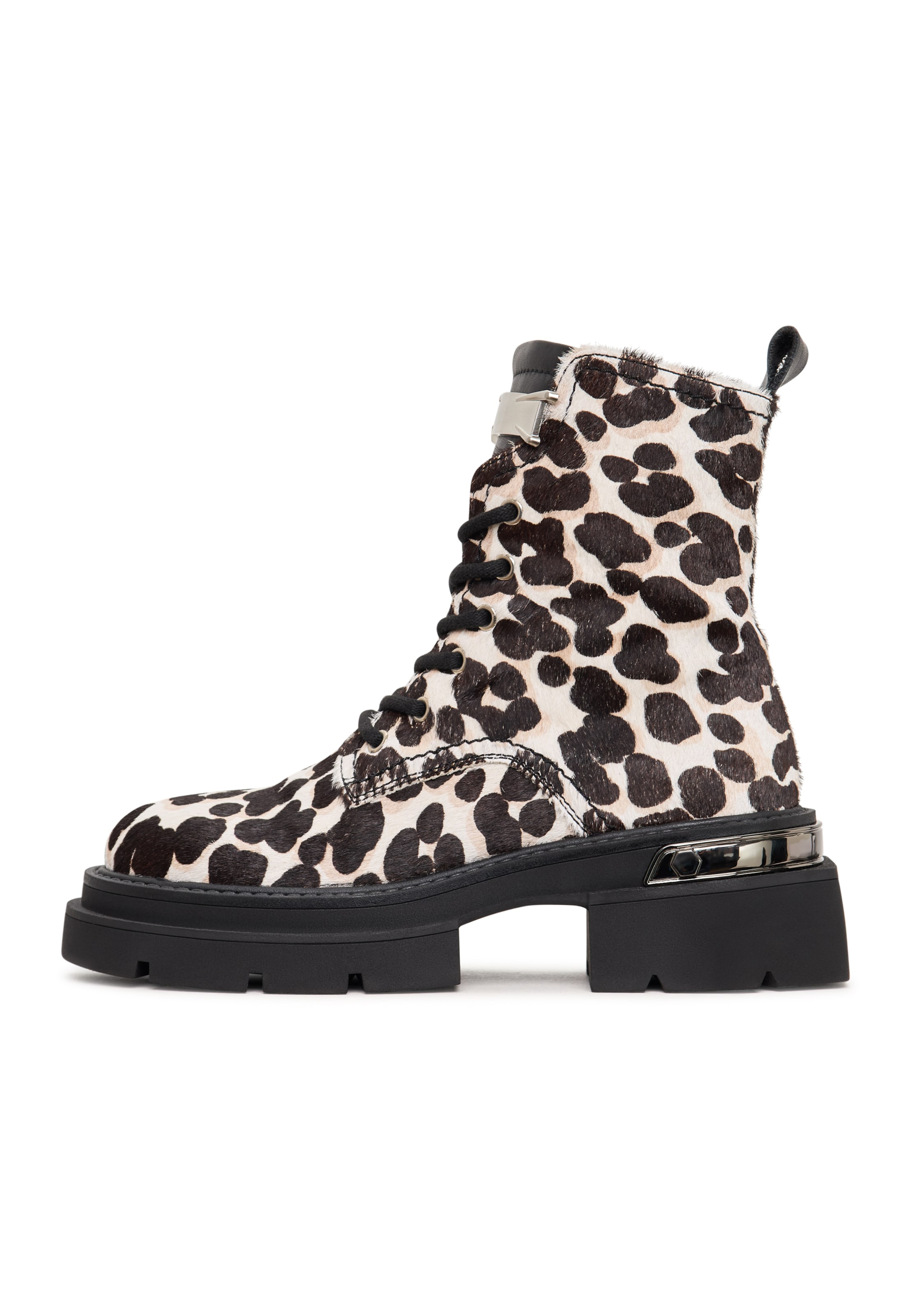 Bottines à lacets CESARE GASPARI en jaune : devant