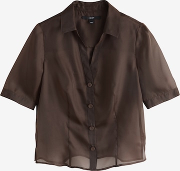 Next Bluse in Braun: Vorderseite