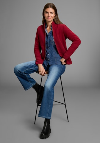 POLARINO Fleece Jacket in Red