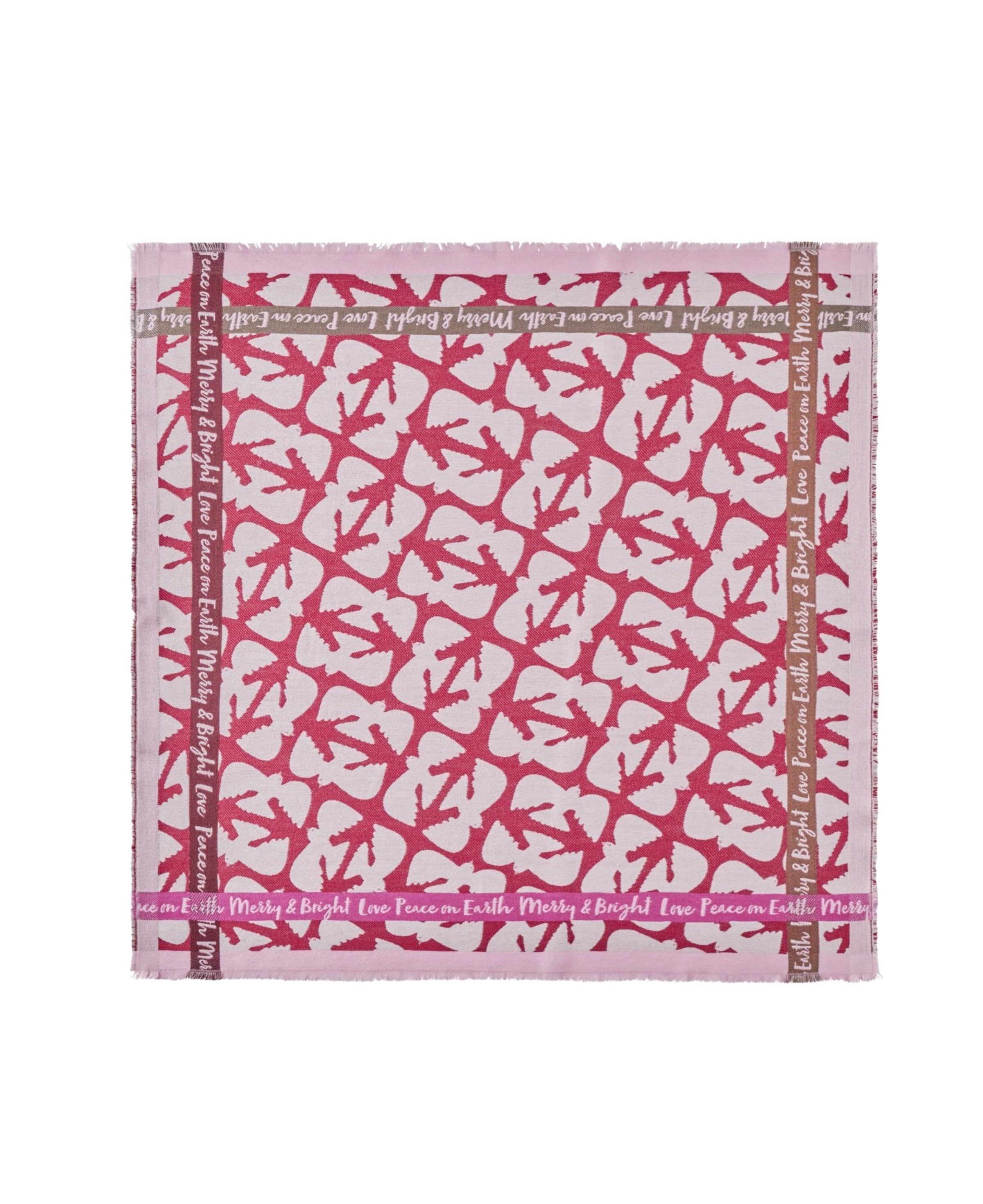 CODELLO Shawl in Red: front