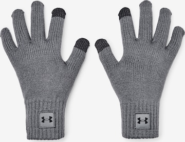 UNDER ARMOUR Sporthandschuhe 'Halftime' in Grau: Vorderseite