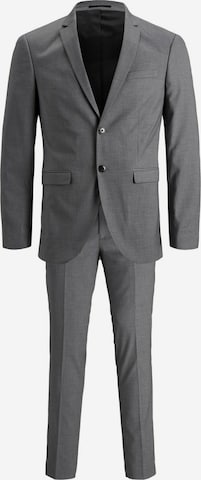 JACK & JONES Slim fit Suit 'FRANCO' in Grey: front